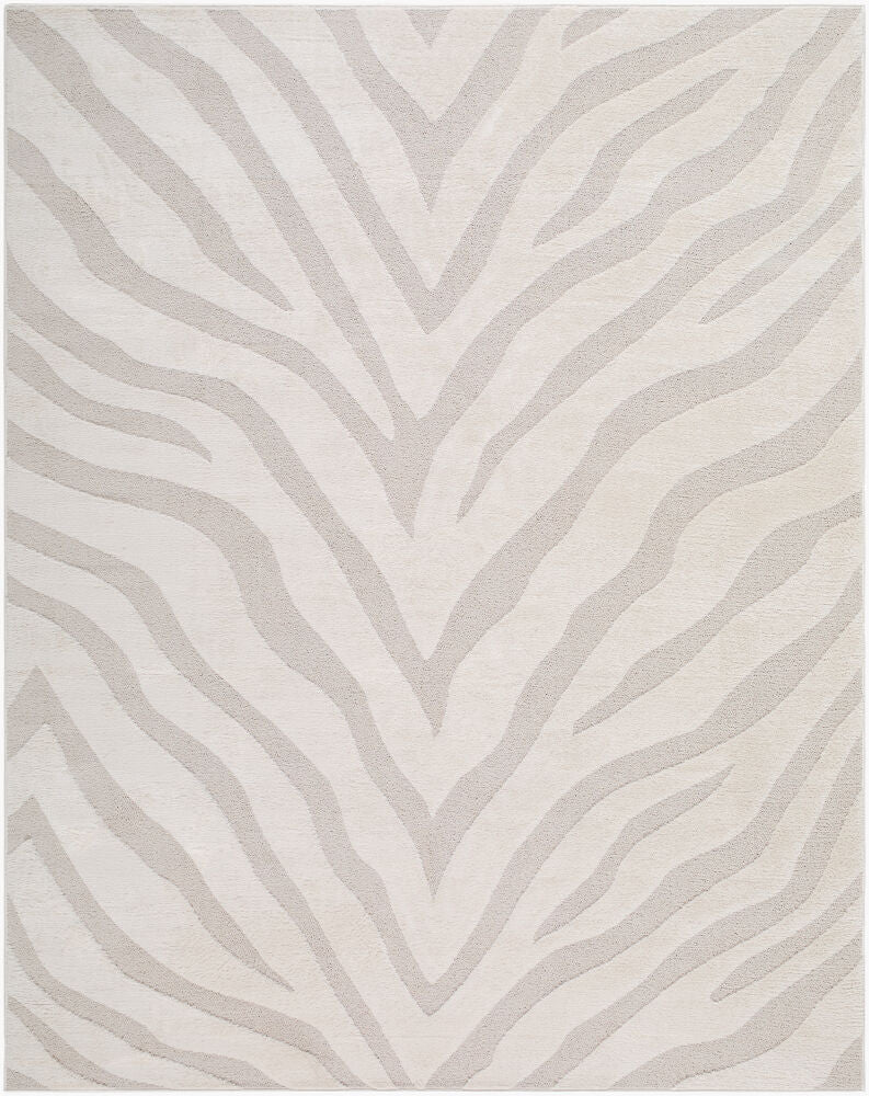 The Studio Edit Machine Woven Rug — Beige/Cream