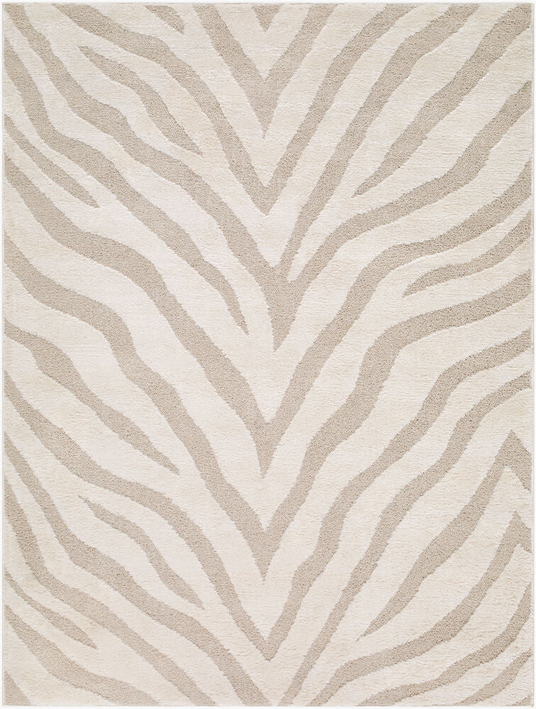 The Studio Edit Machine Woven Rug — Beige/Cream