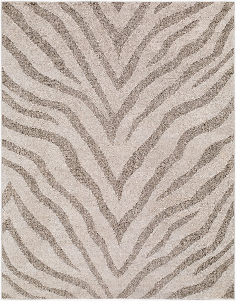 The Studio Edit Machine Woven Rug — Brown/Ivory