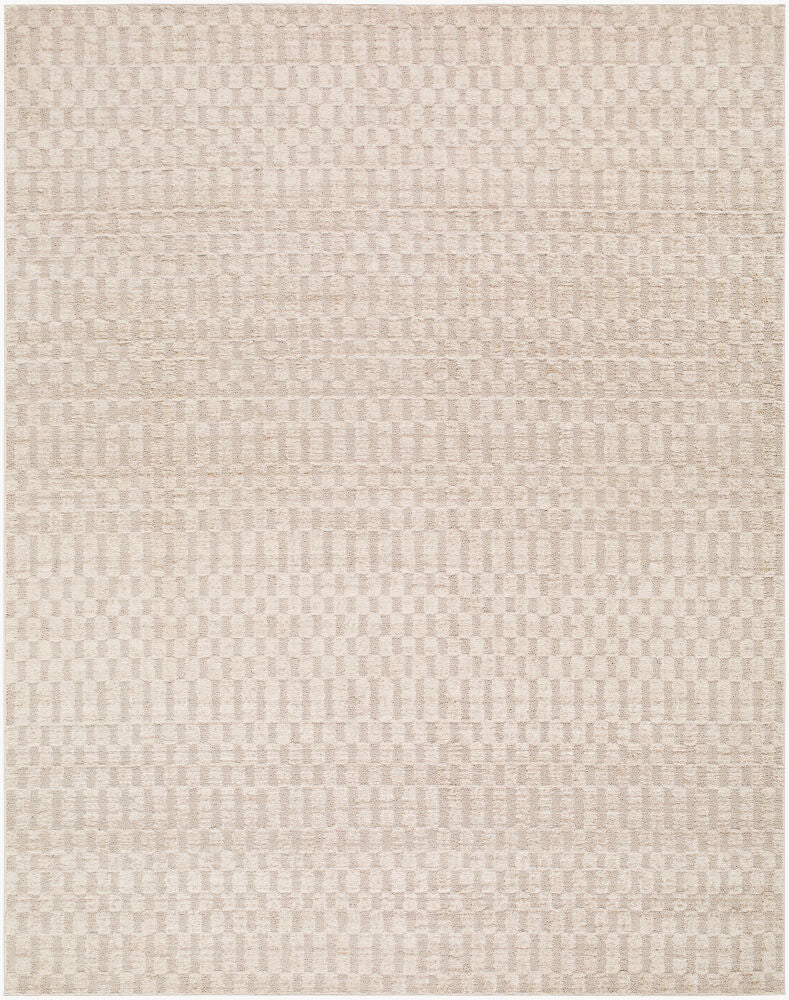 The Studio Edit Machine Woven Rug — Beige/Cream