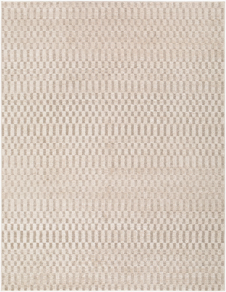 The Studio Edit Machine Woven Rug — Brown/Cream