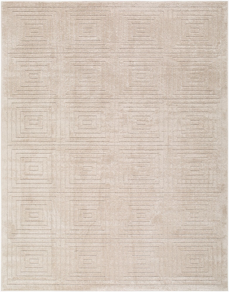 The Studio Edit Machine Woven Rug — Ivory/Oatmeal