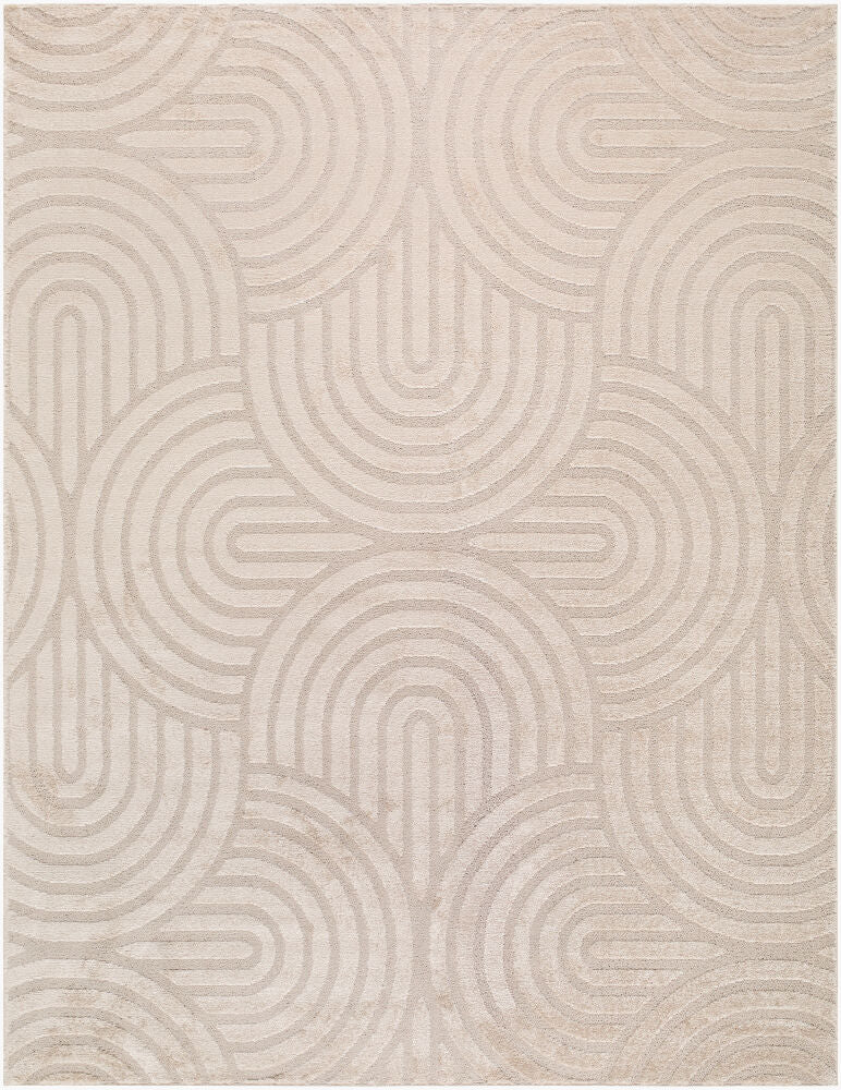 The Studio Edit Machine Woven Rug — Ivory/Oatmeal