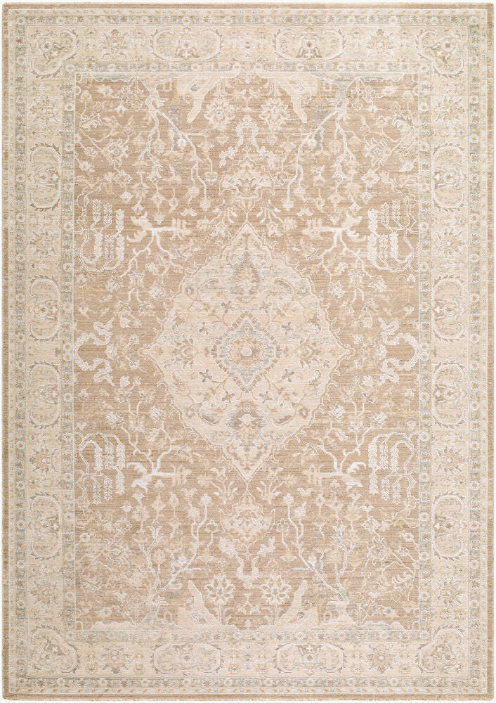 The Vintage Edit Machine Woven Rug — Cream/Light Beige