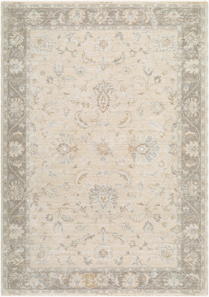 The Vintage Edit Machine Woven Rug — Cream/Light Beige