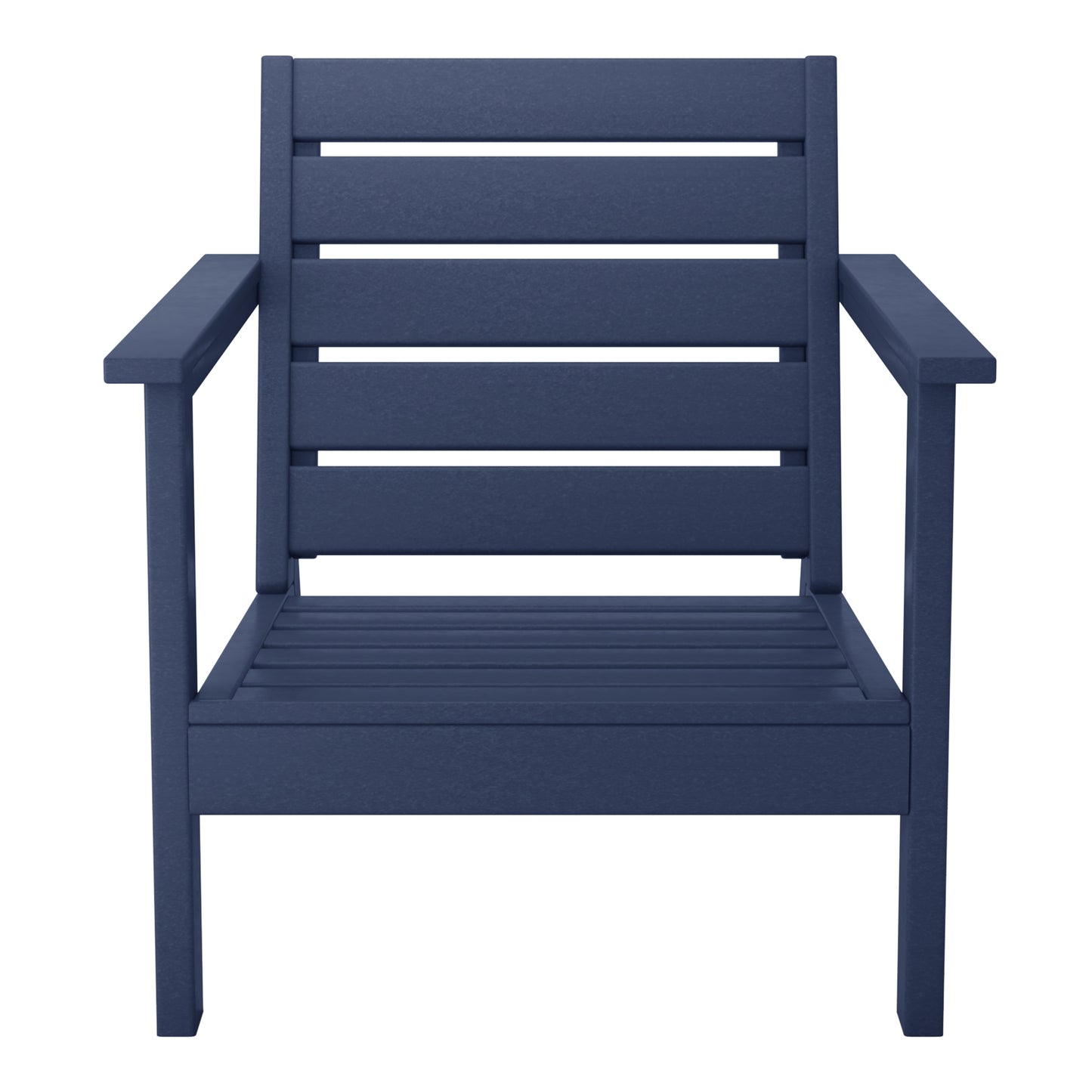 Scottsdale All-Weather Outdoor Modular Deep Seating Arm Chair (with Optional Cushions) Navy Blue Seahawk Designs Patio Chairs