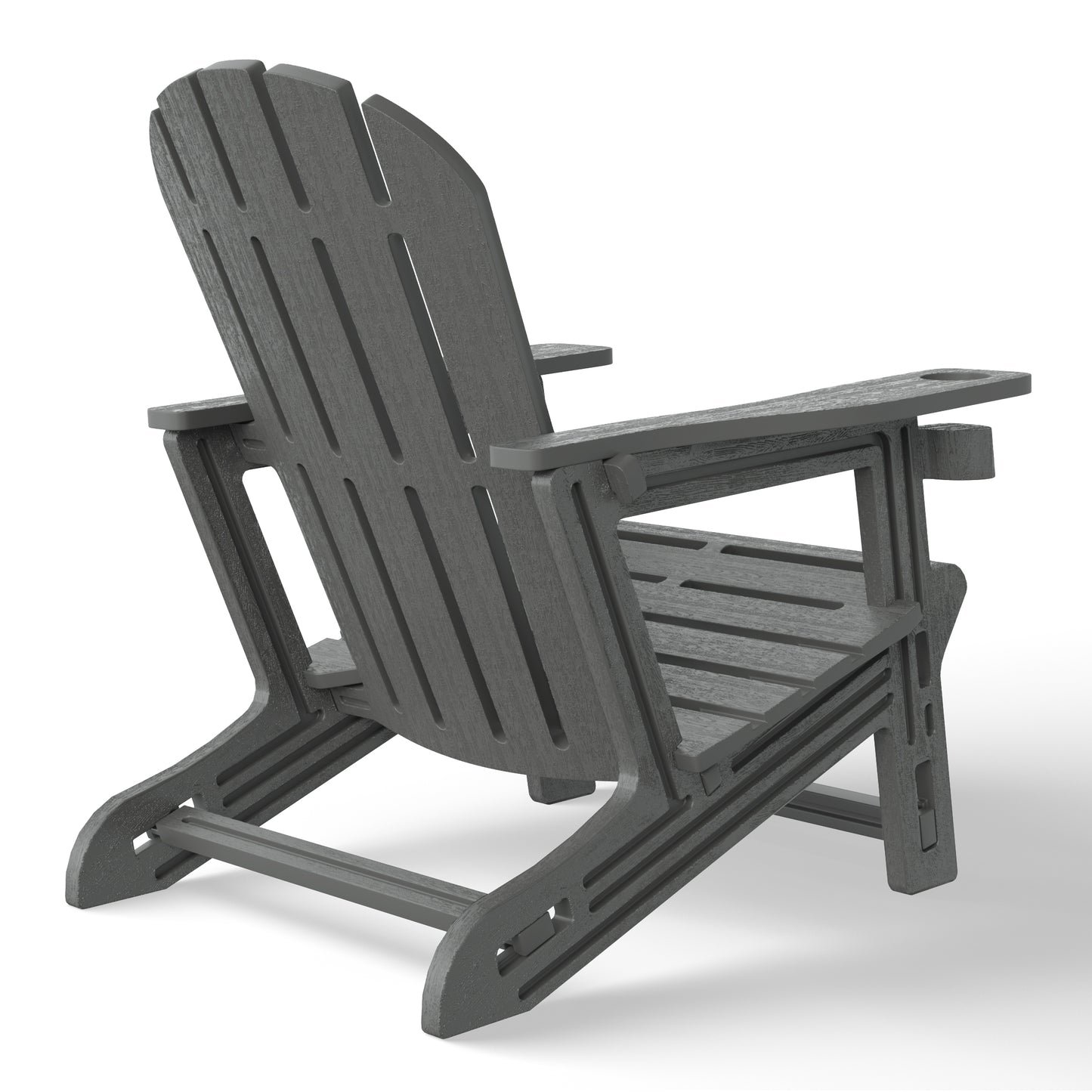 Snap'n Lock Adirondack Chair with Cupholder (No Tools or Hardware) Seahawk Designs Adirondack Chairs
