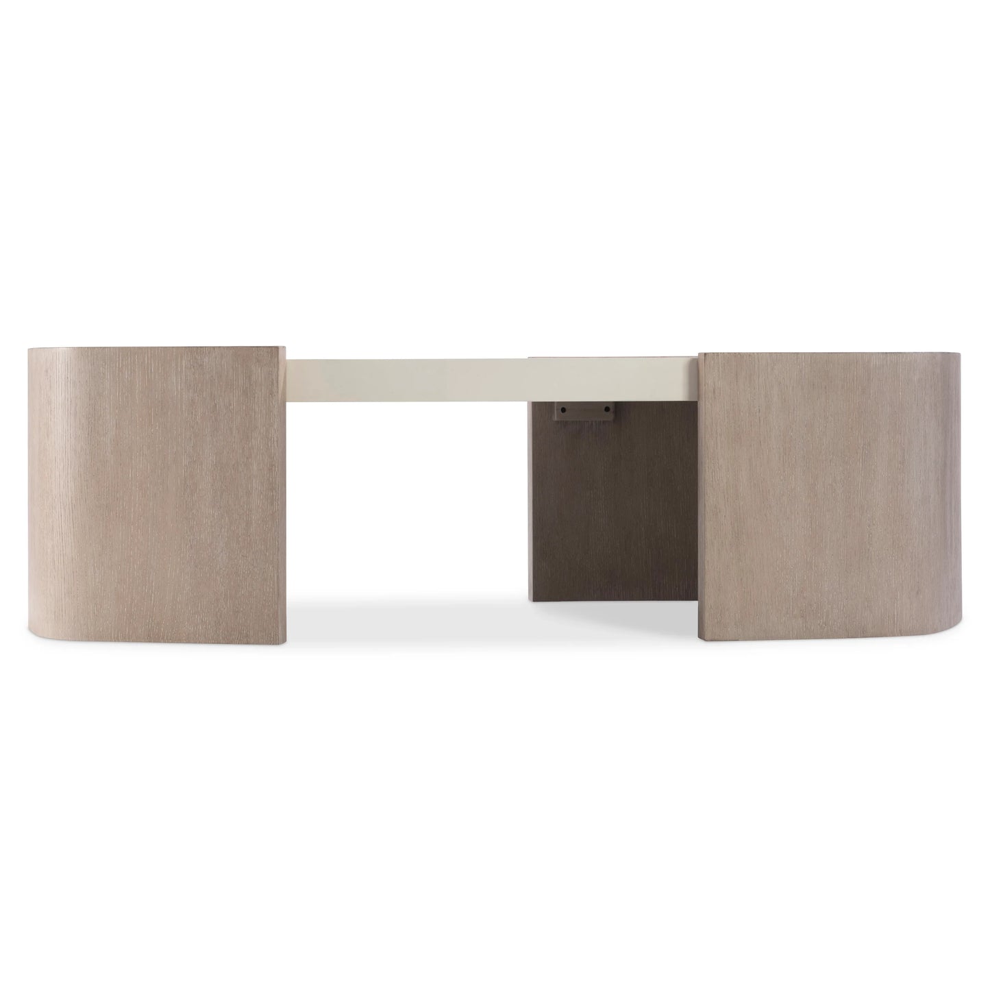 Bernhardt Weston Cocktail Table — Organic Oval in Fossil and Tawny Bernhardt Coffee Table