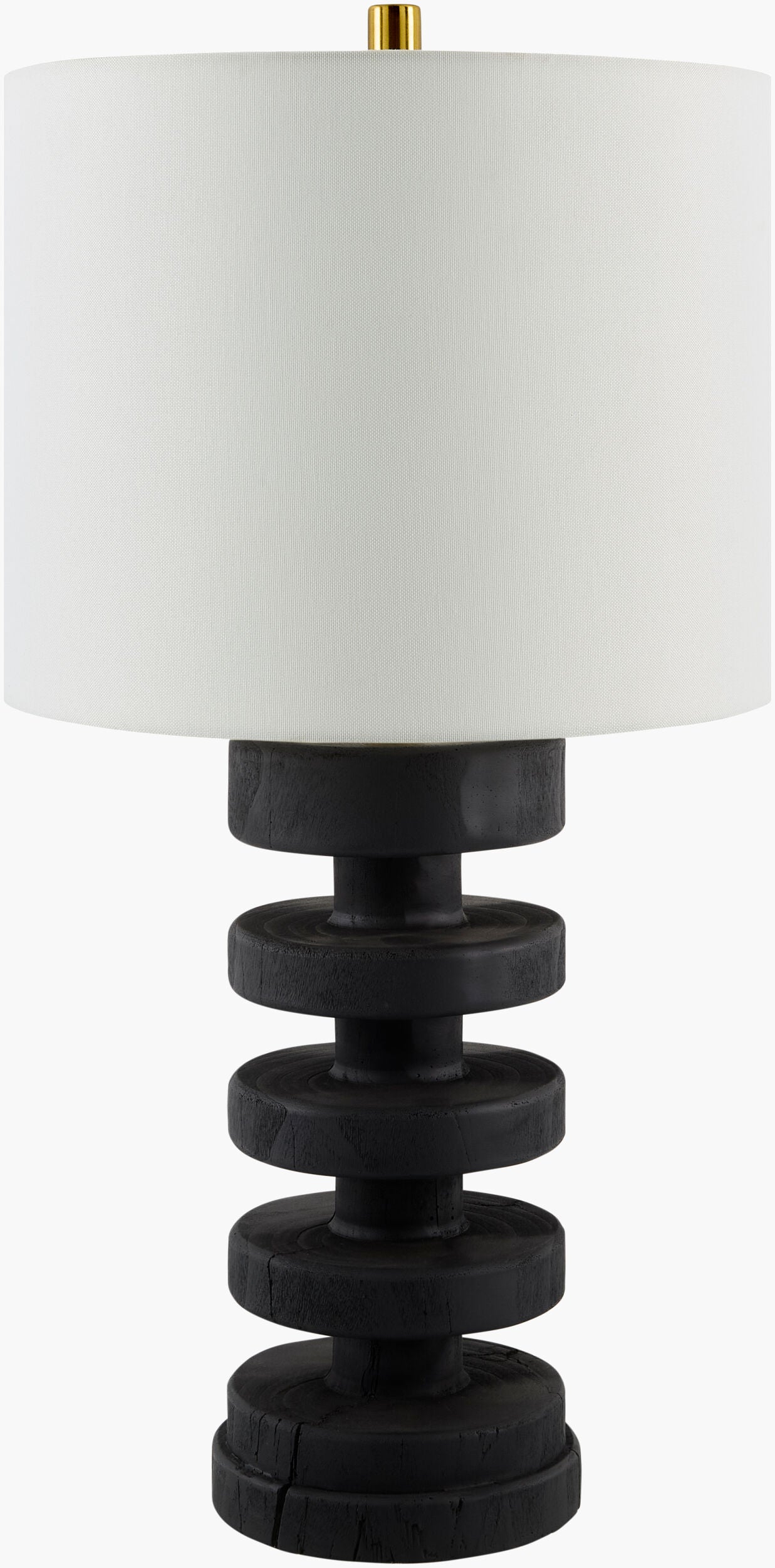 Sagy Accent Table Lamp — Black