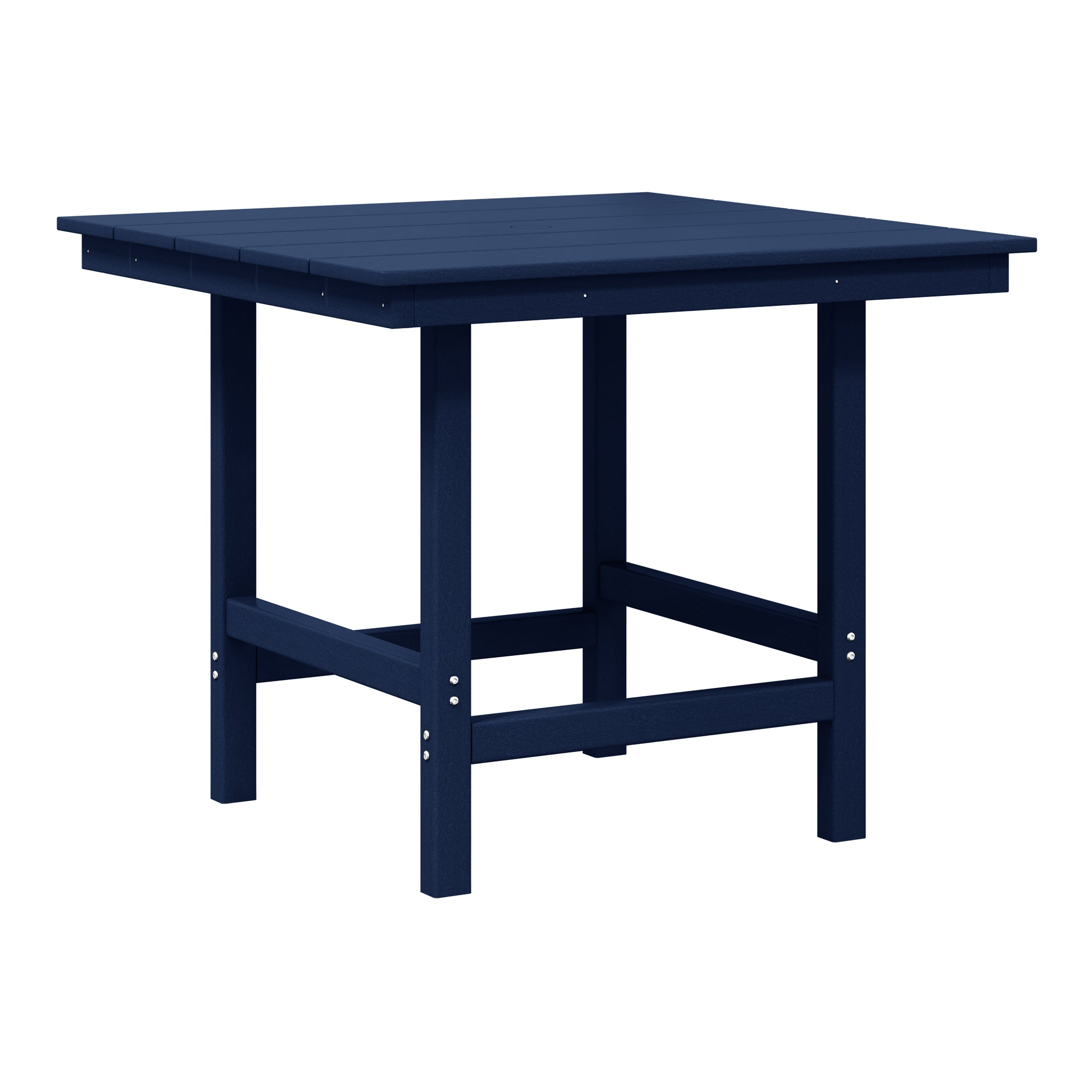 Tuscany 36" Square Dining Table Navy Blue Seahawk Designs Patio Dining Tables