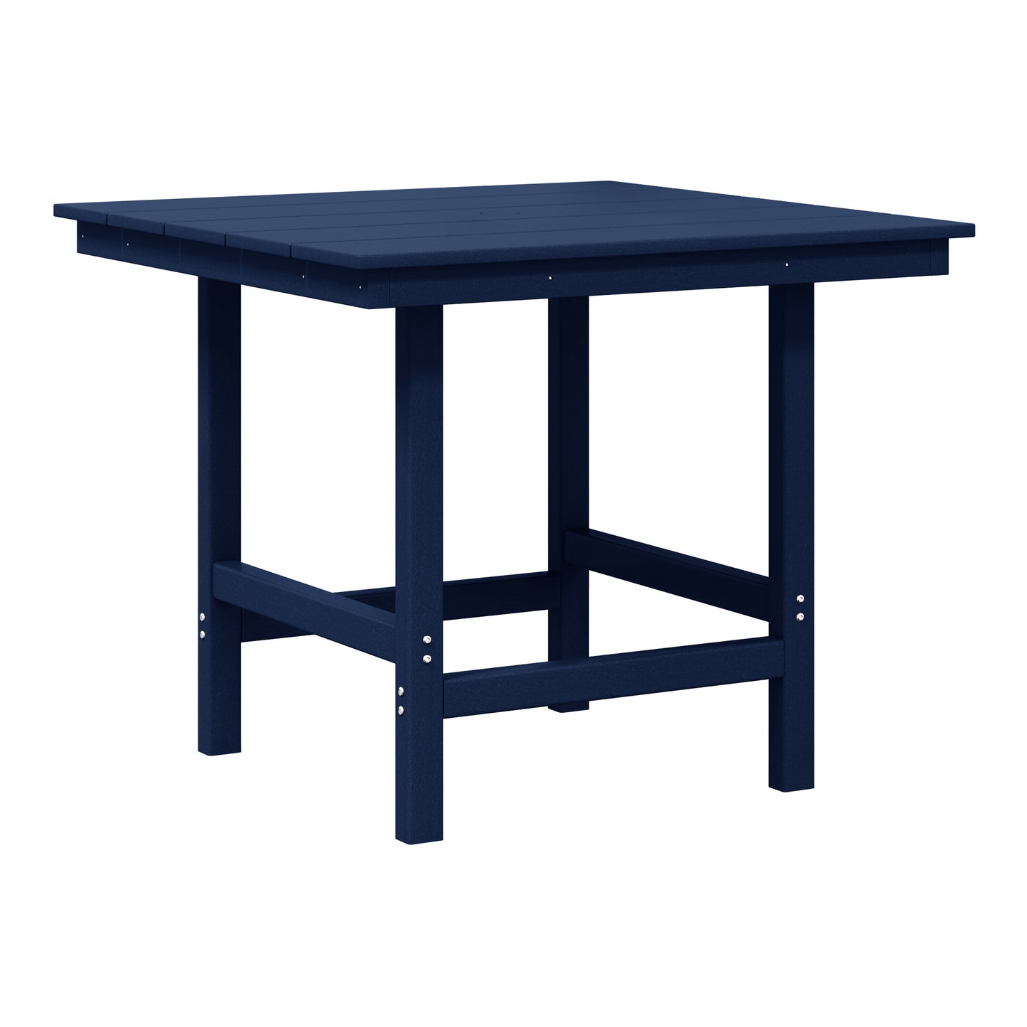 Tuscany 36" Square Dining Table Navy Blue Seahawk Designs Patio Dining Tables