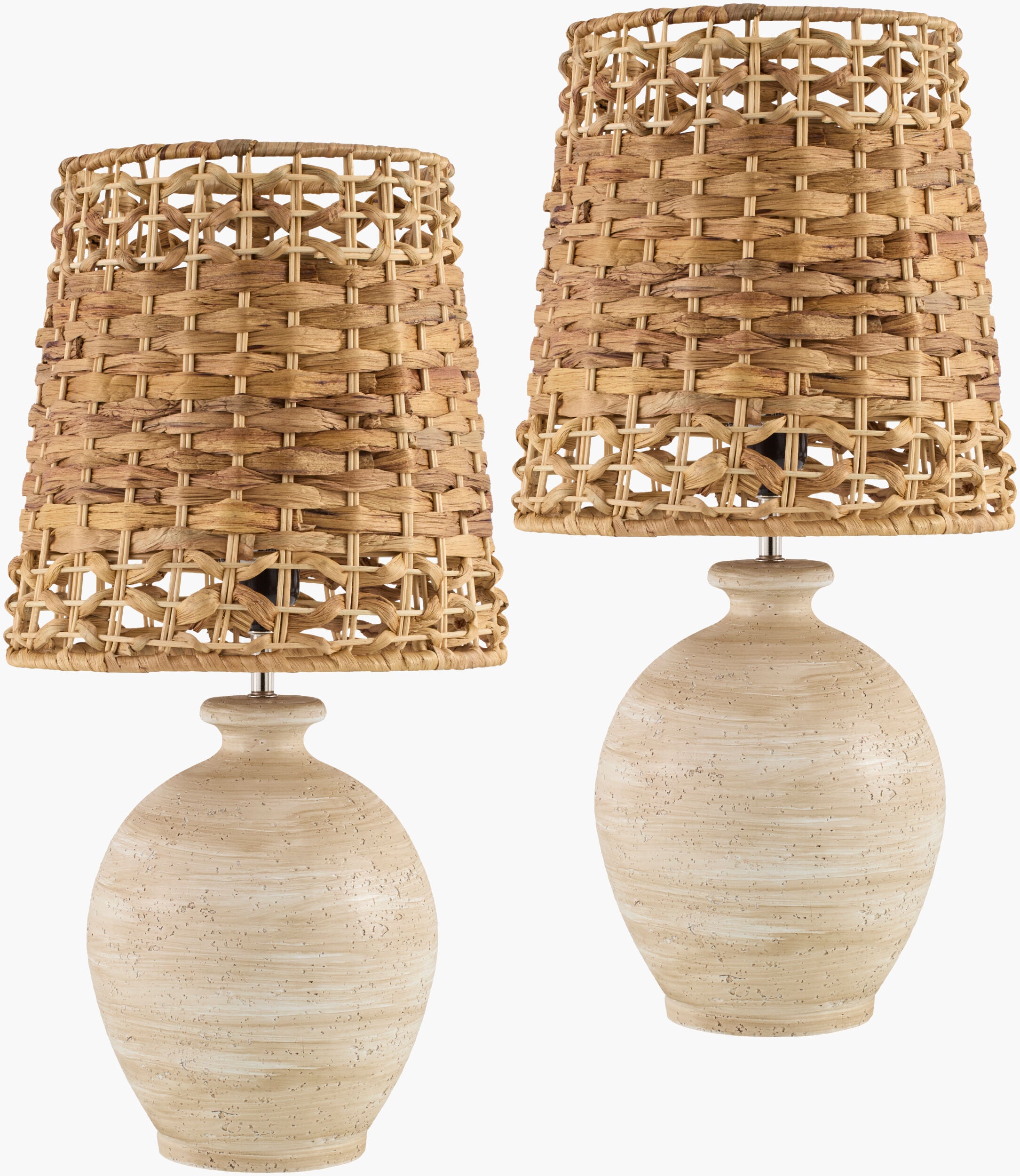 Sarina Accent Table Lamp — Light Gray