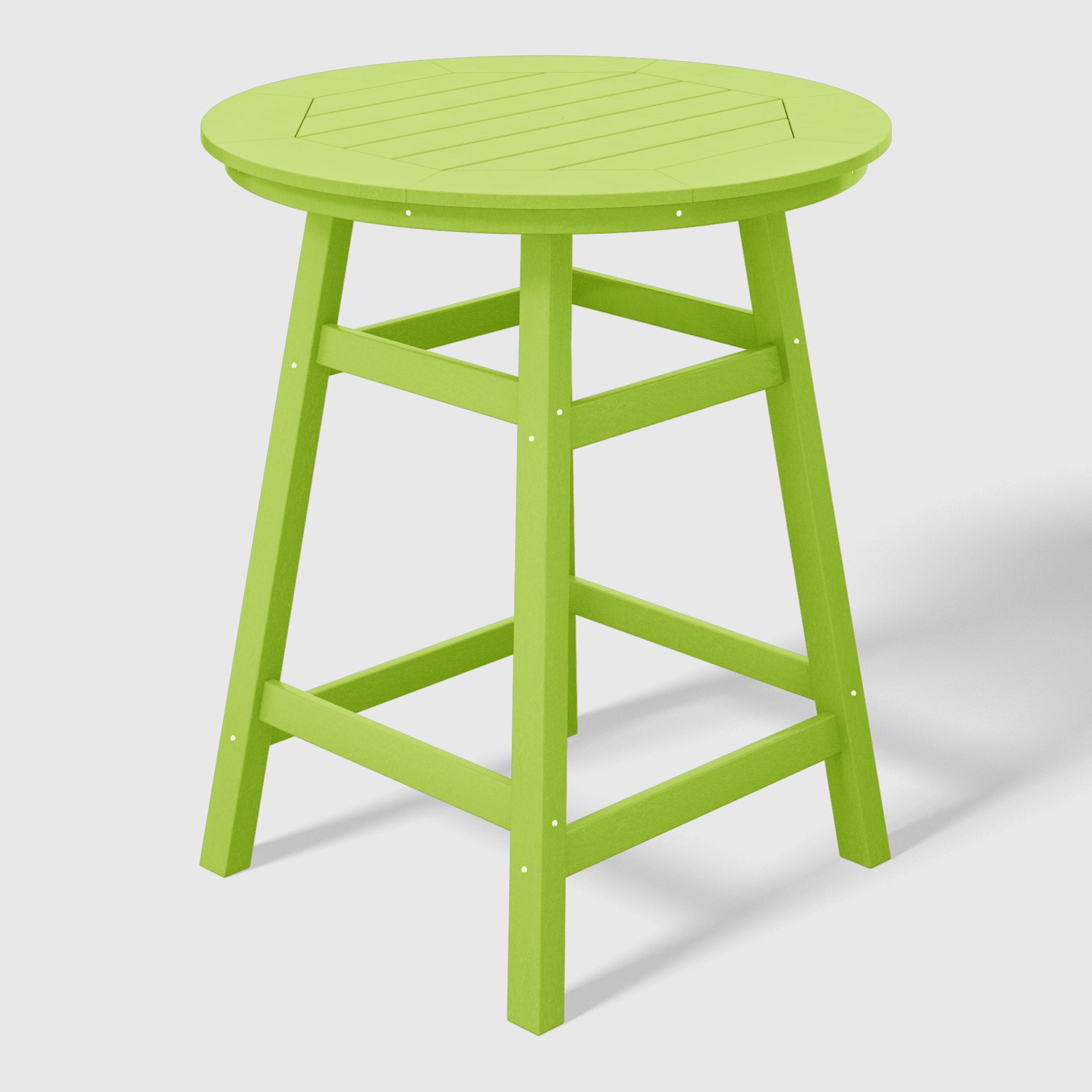 Stockholm All-Weather Outdoor 35" Round Counter Table (37" Height) Lime Seahawk Designs Patio Bar Tables