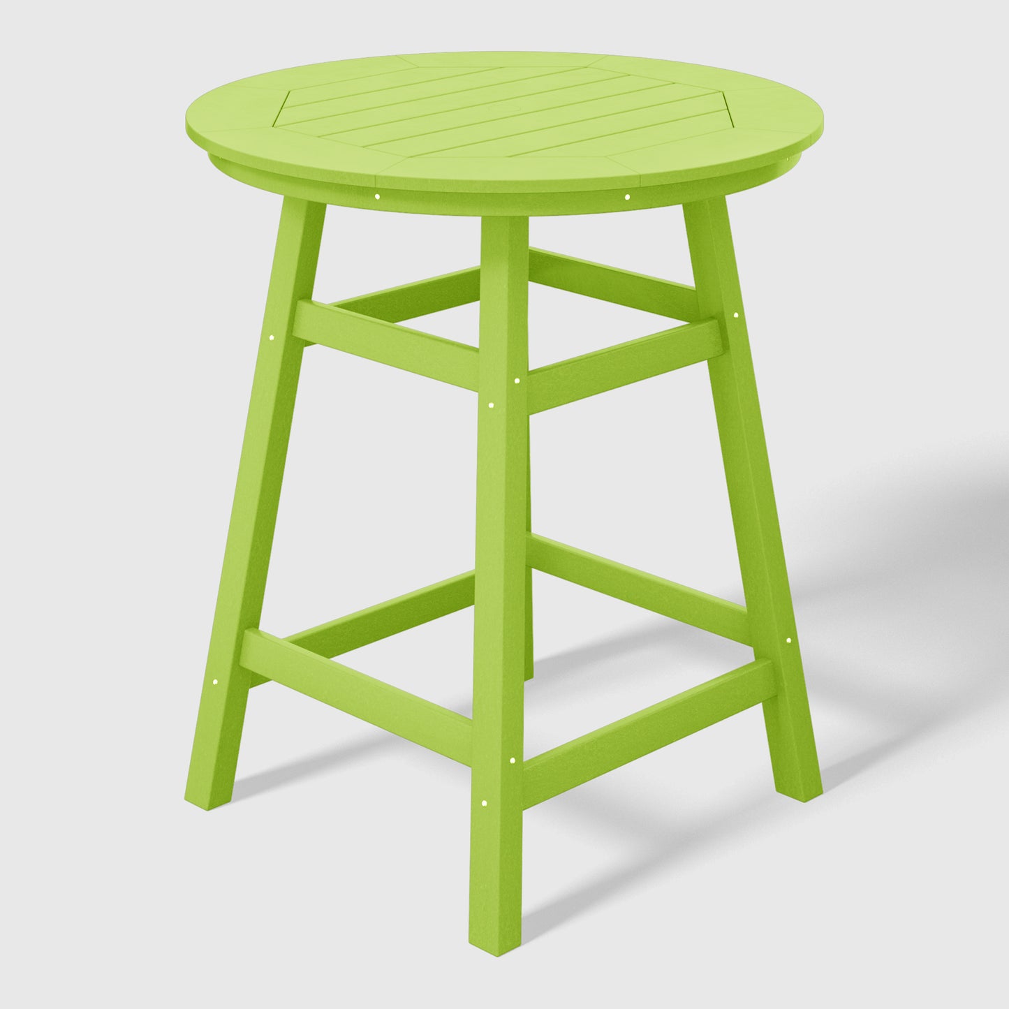Stockholm All-Weather Outdoor 35" Round Counter Table (37" Height) Lime Seahawk Designs Patio Bar Tables