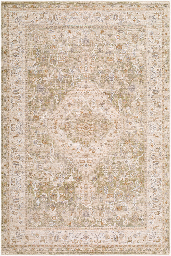 Seclusion Machine Woven Rug — Cream/Gray