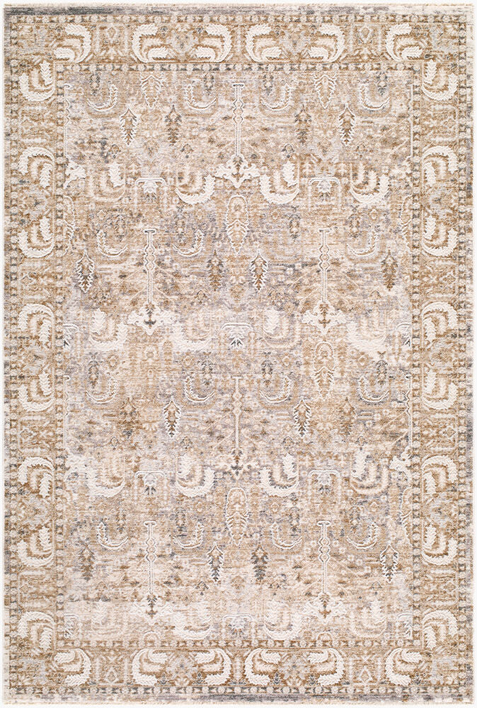 Seclusion Machine Woven Rug — Charcoal/Cream