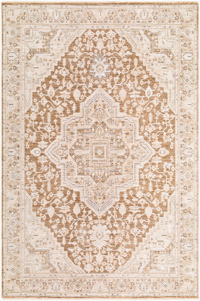 Seclusion Machine Woven Rug — Cream/Gray