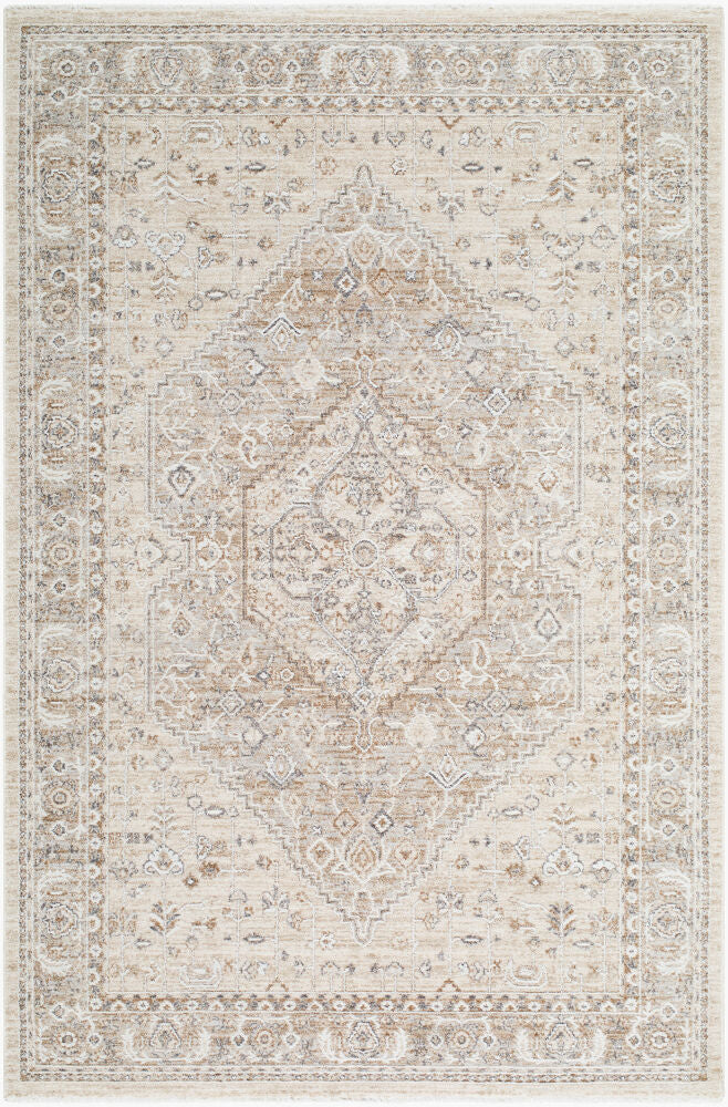 Seclusion Machine Woven Rug — Brown/Charcoal