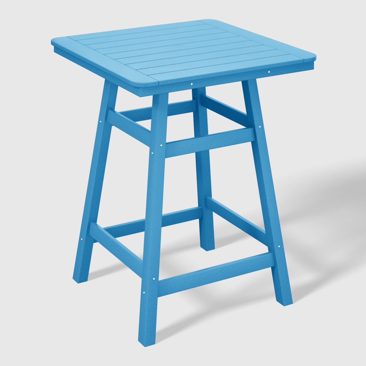 Stockholm All-Weather Outdoor Square Counter Table (31" Top) Pacific Blue Seahawk Designs Patio Bar Tables