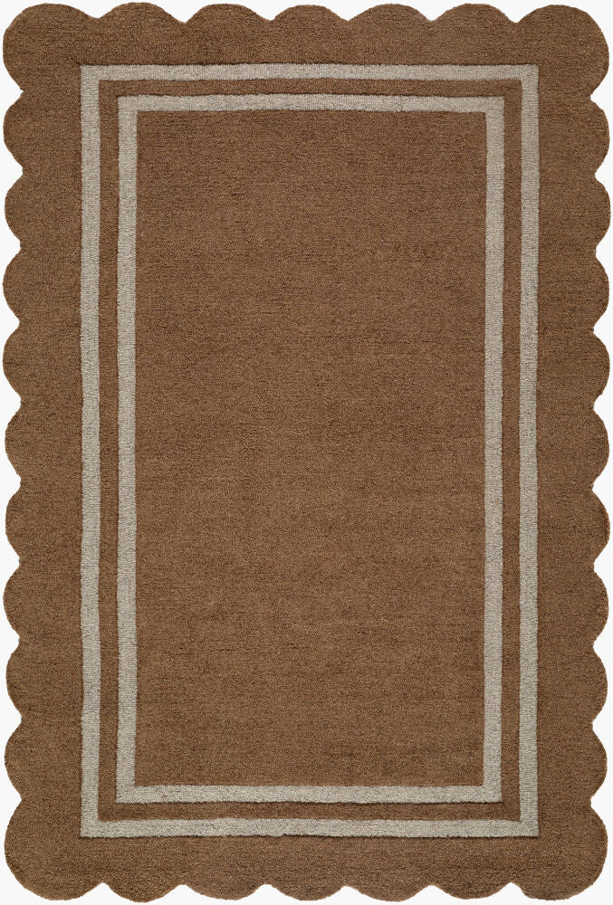Scalloped Handmade Rug