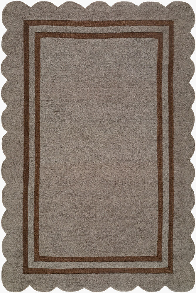 Scalloped Handmade Rug