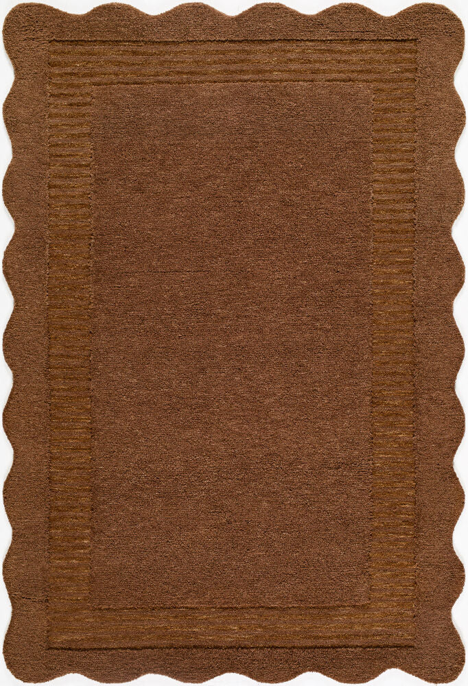 Scalloped Handmade Rug