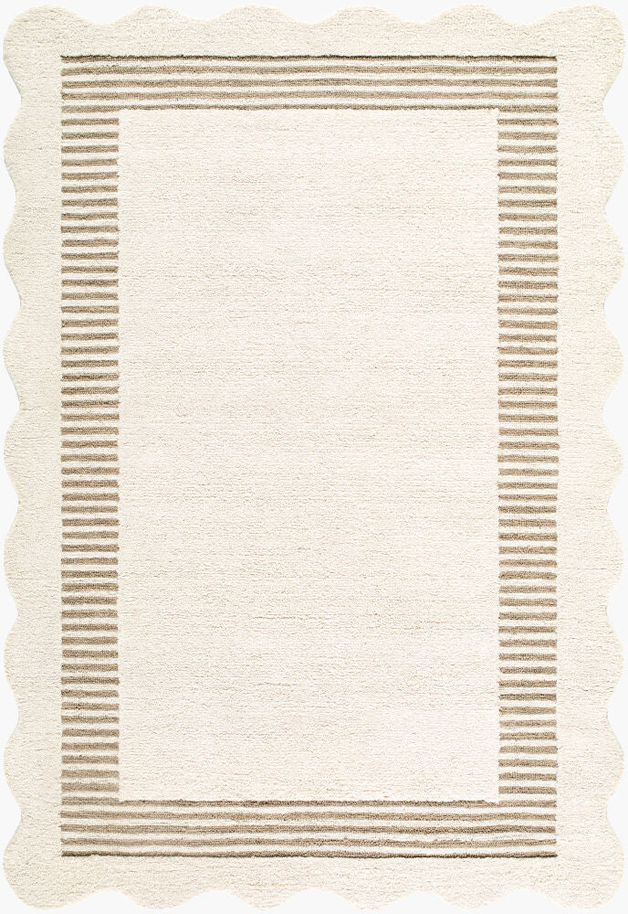 Scalloped Handmade Rug