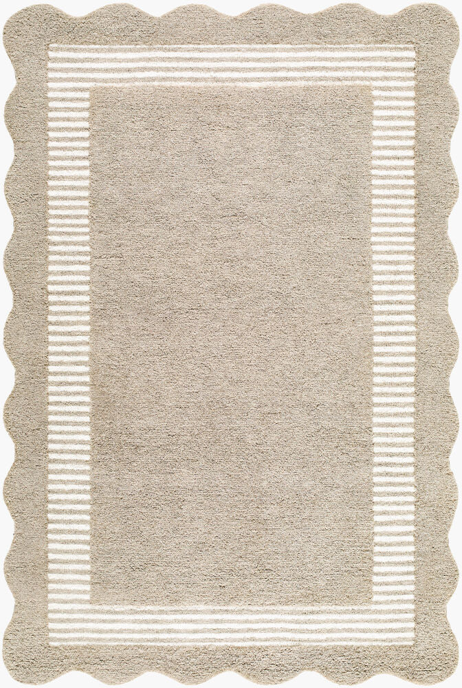 Scalloped Handmade Rug