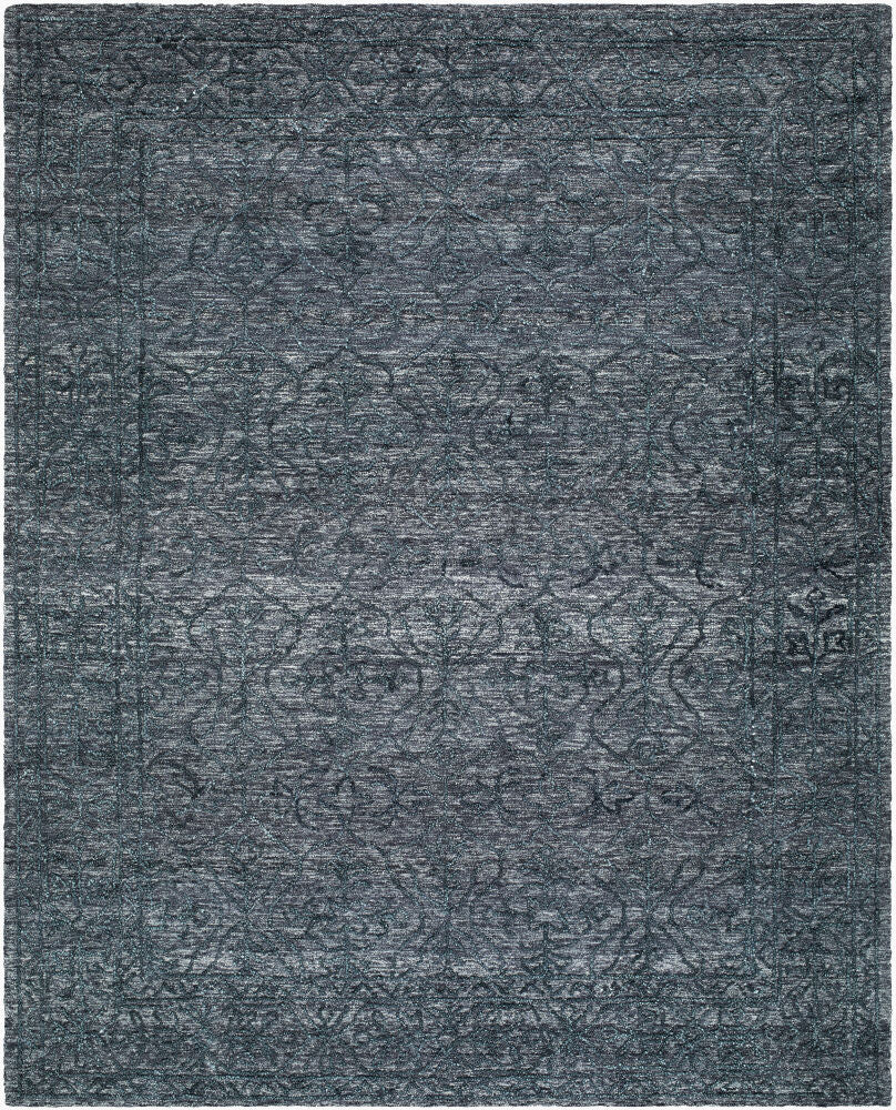 Sicily Handmade Rug — Charcoal/Deep Teal