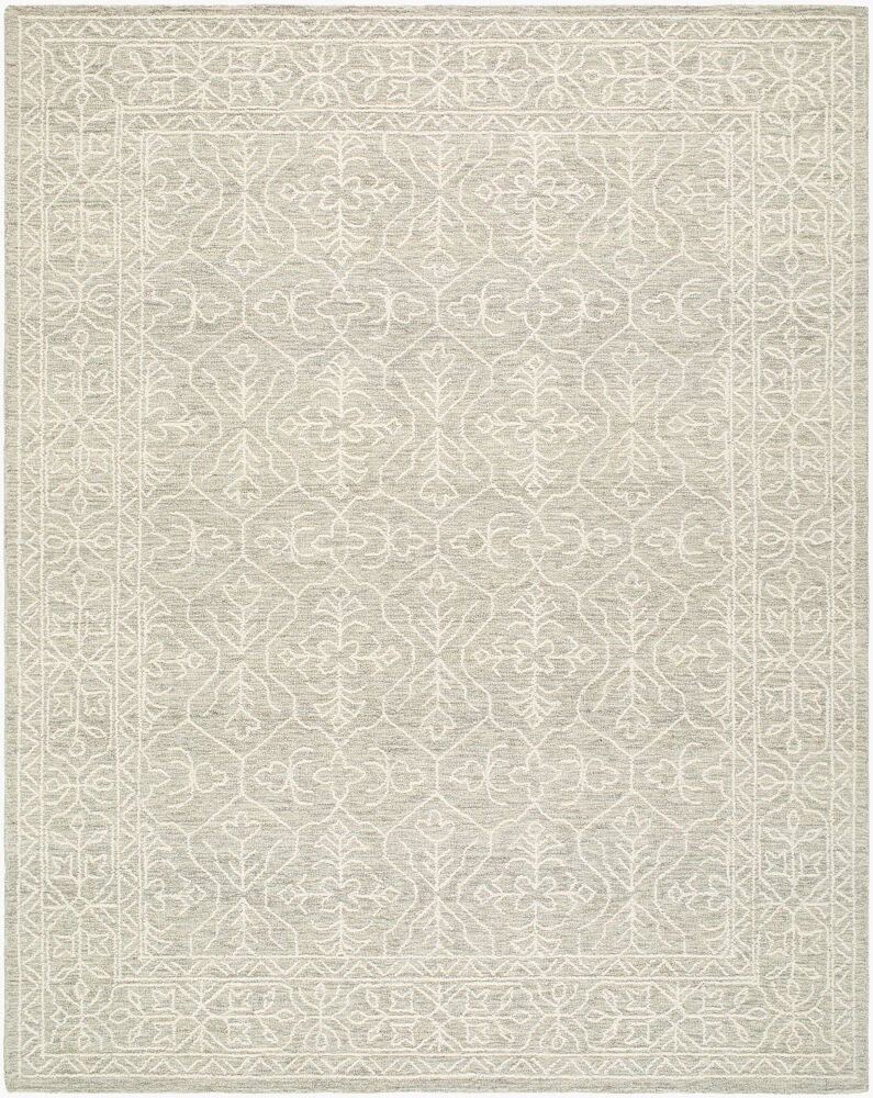 Sicily Handmade Rug — Medium Gray/White