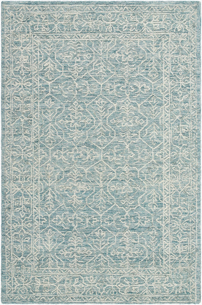 Sicily Handmade Rug — Ice Blue/Light Sage