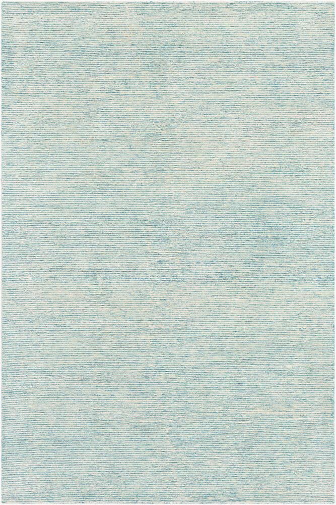 Strada Handmade Rug — Aqua/Cream