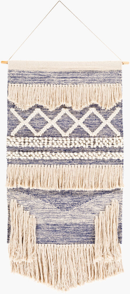 Sedona Wall Hanging — Beige/Navy