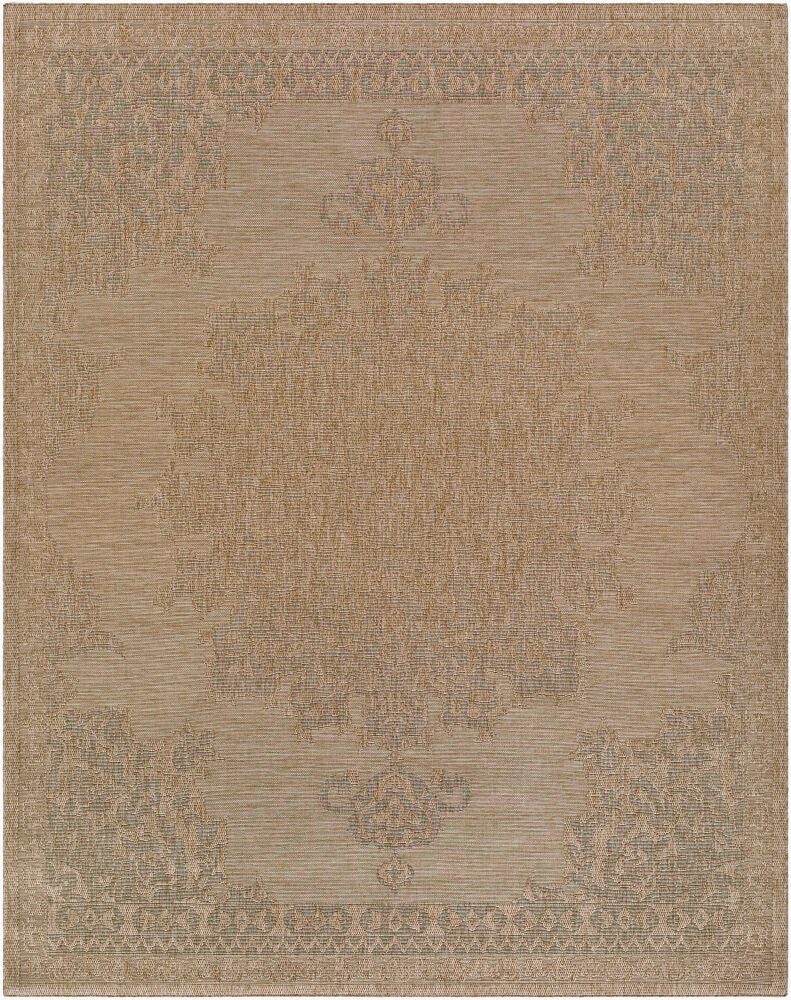 Sandra Machine Woven Rug — Beige/Medium Brown