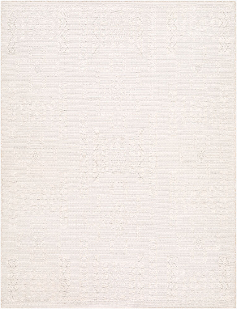 Sandra Machine Woven Rug — Beige/Cream