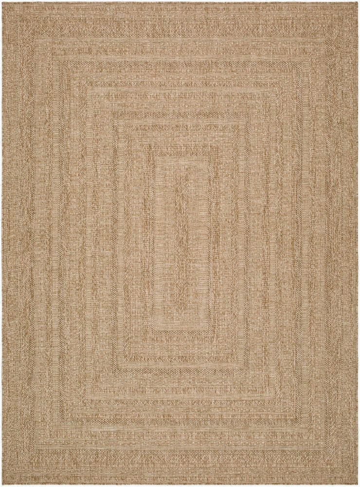 Sandra Machine Woven Rug — Beige/Medium Brown