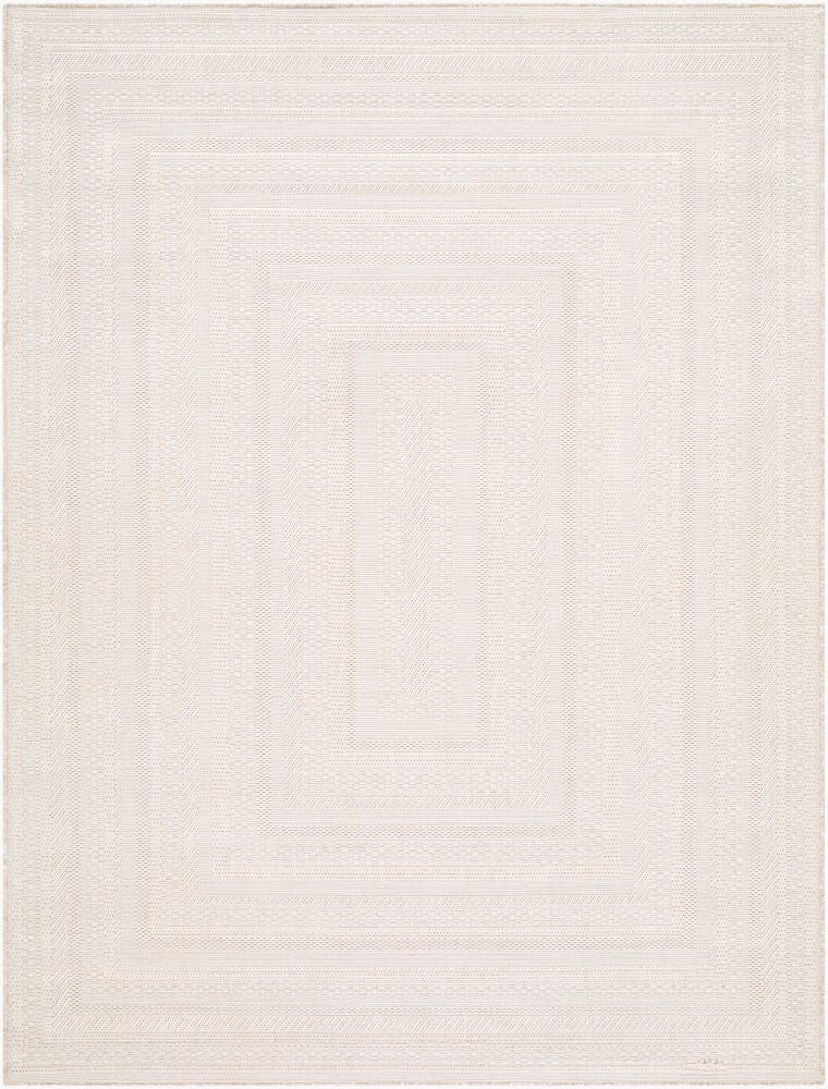Sandra Machine Woven Rug — Beige/Cream
