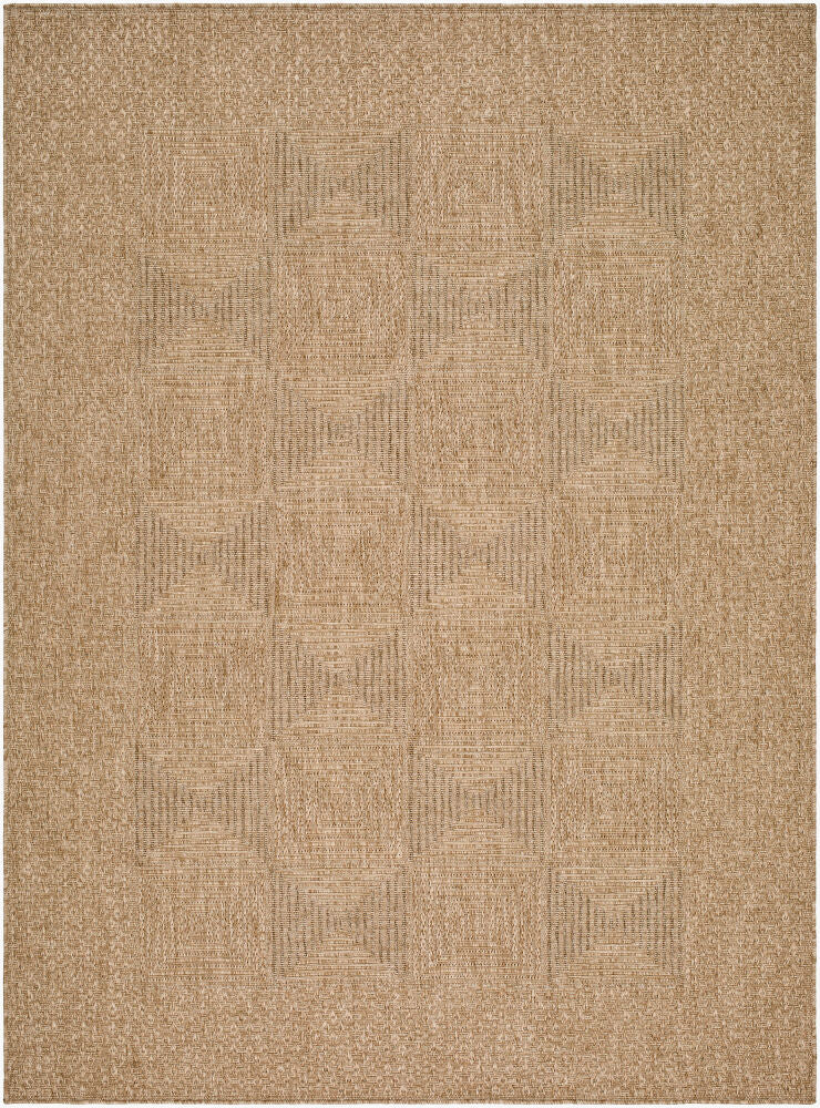 Sandra Machine Woven Rug — Beige/Medium Brown