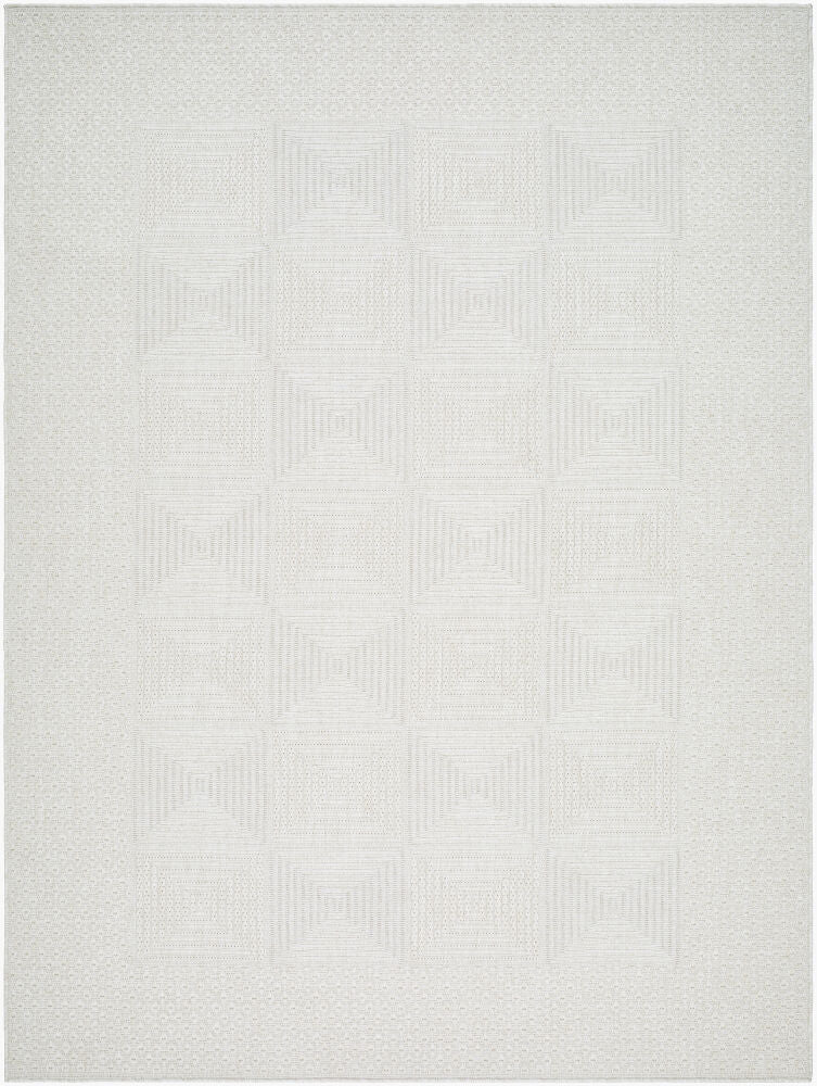 Sandra Machine Woven Rug — Beige/Cream