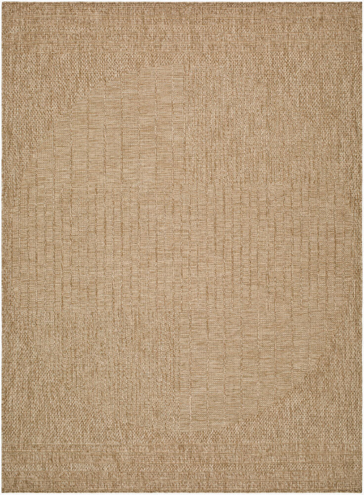 Sandra Machine Woven Rug — Beige/Medium Brown