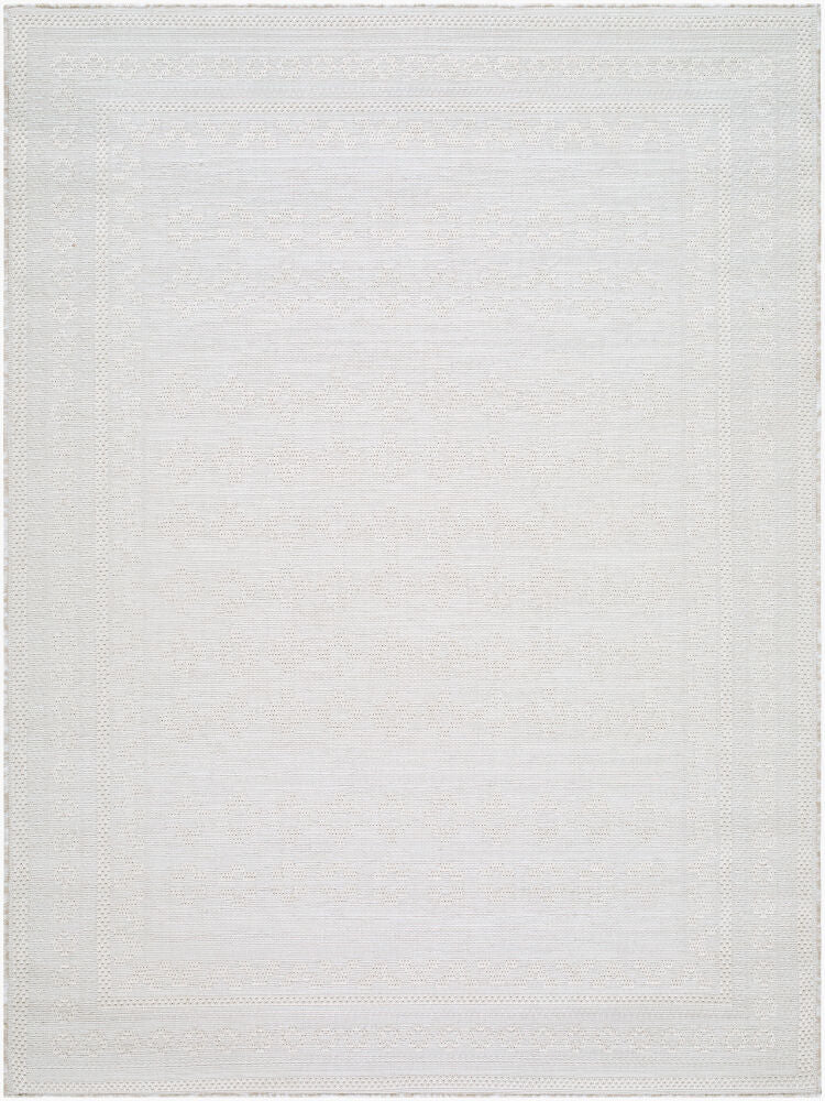 Sandra Machine Woven Rug — Beige/Cream