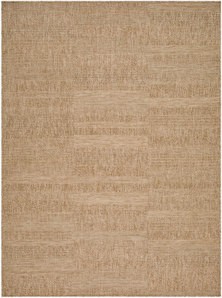 Sandra Machine Woven Rug — Beige/Medium Brown