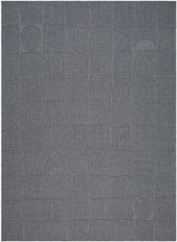 Sandra Machine Woven Rug — Charcoal/Gray