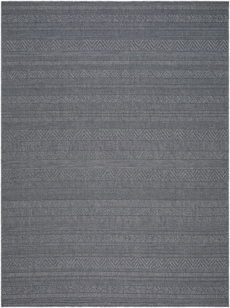 Sandra Machine Woven Rug — Charcoal/Gray