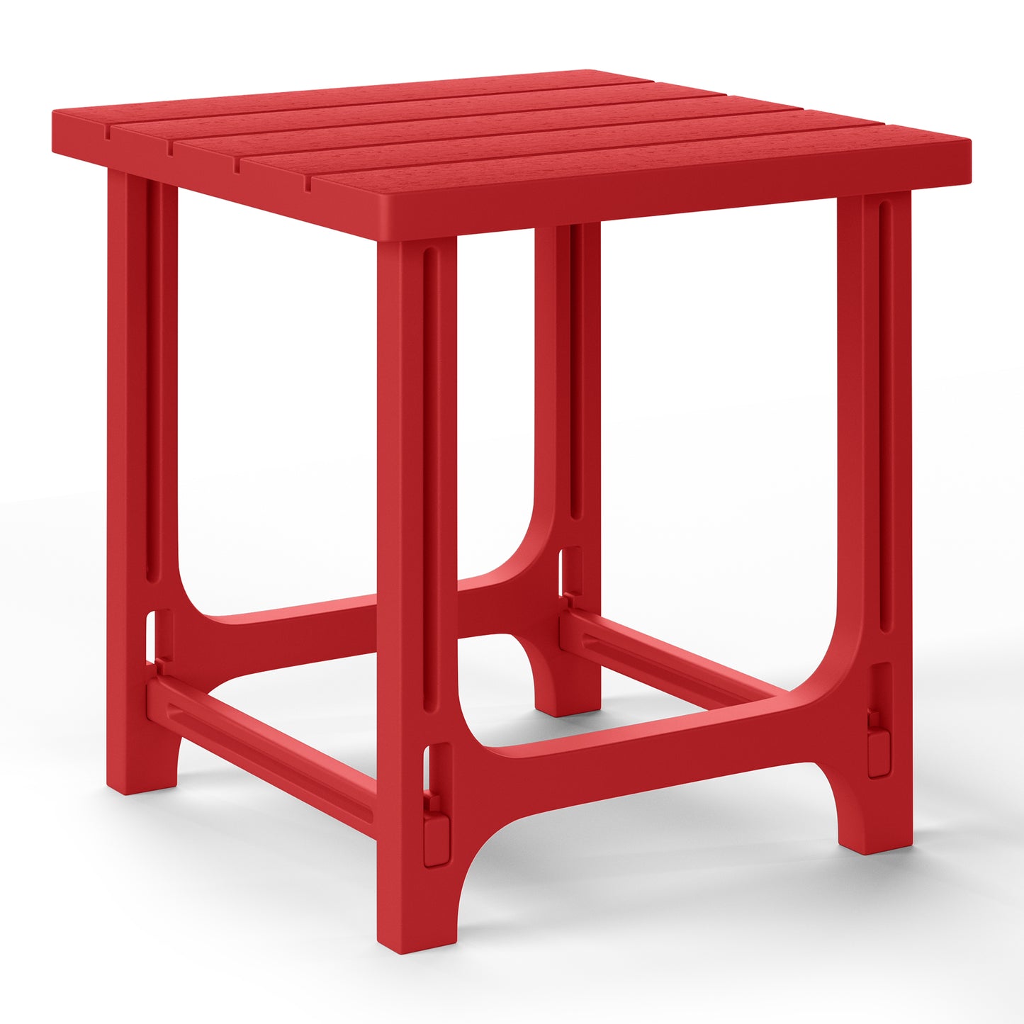 Snap’n Lock 18" Side Table (No Tools or Hardware Required) Red Seahawk Designs Patio Side Tables