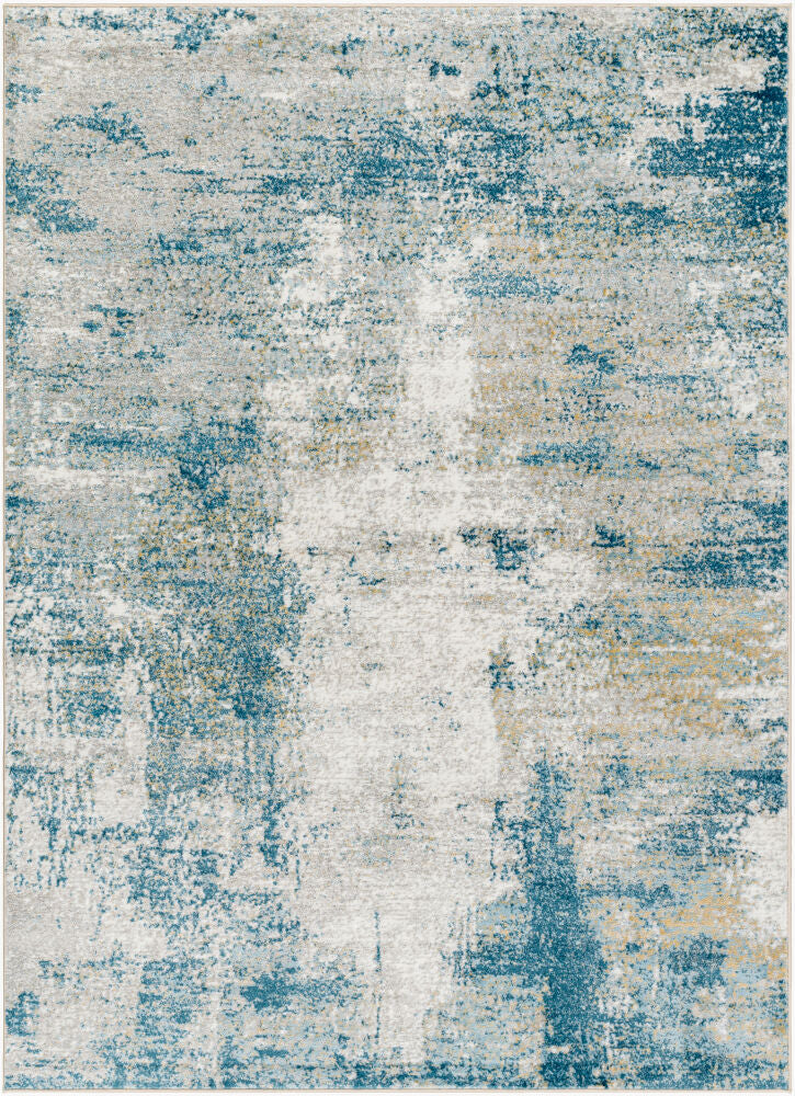 San Francisco Machine Woven Rug — Blue/Denim