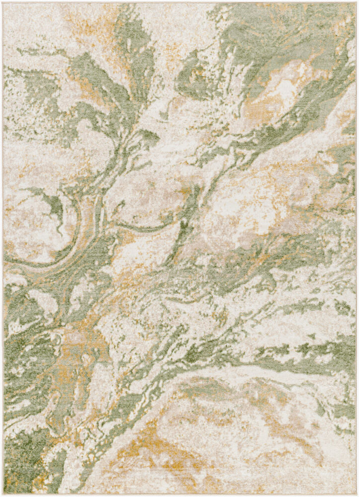 San Francisco Machine Woven Rug — Ivory/Olive