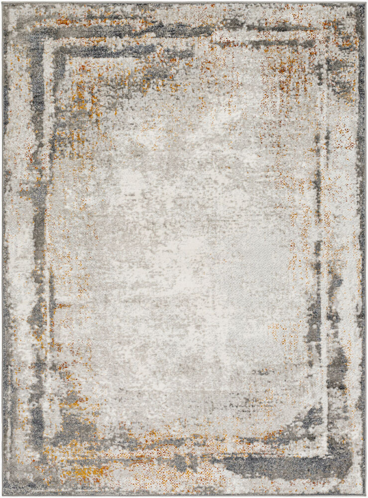San Francisco Machine Woven Rug — Black/Charcoal
