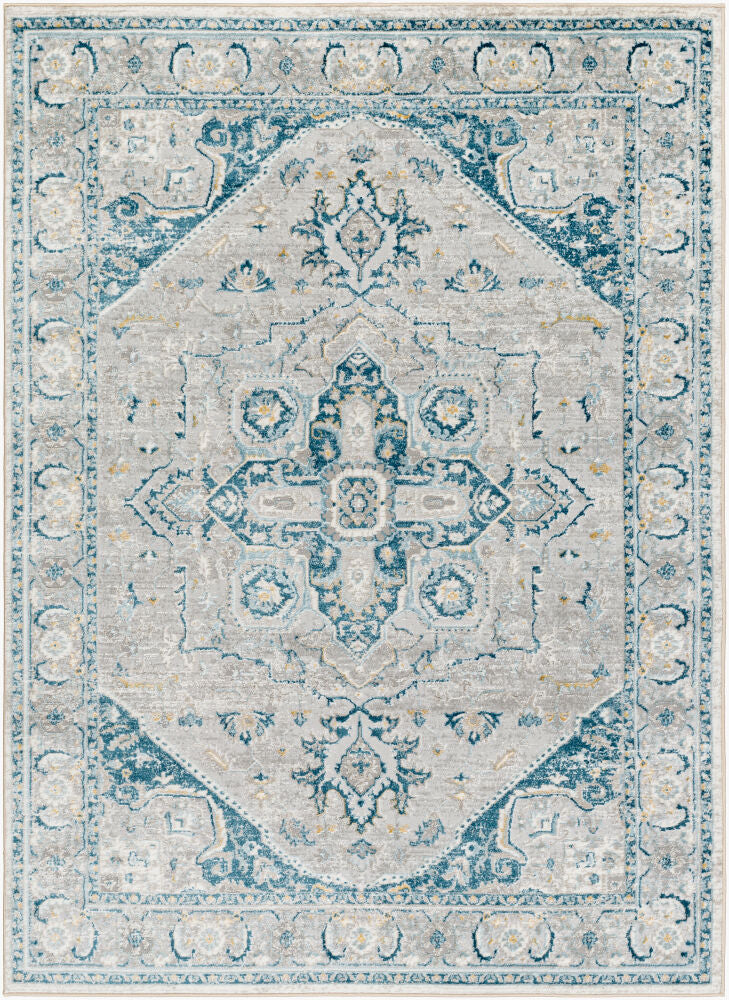 San Francisco Machine Woven Rug — Blue/Denim