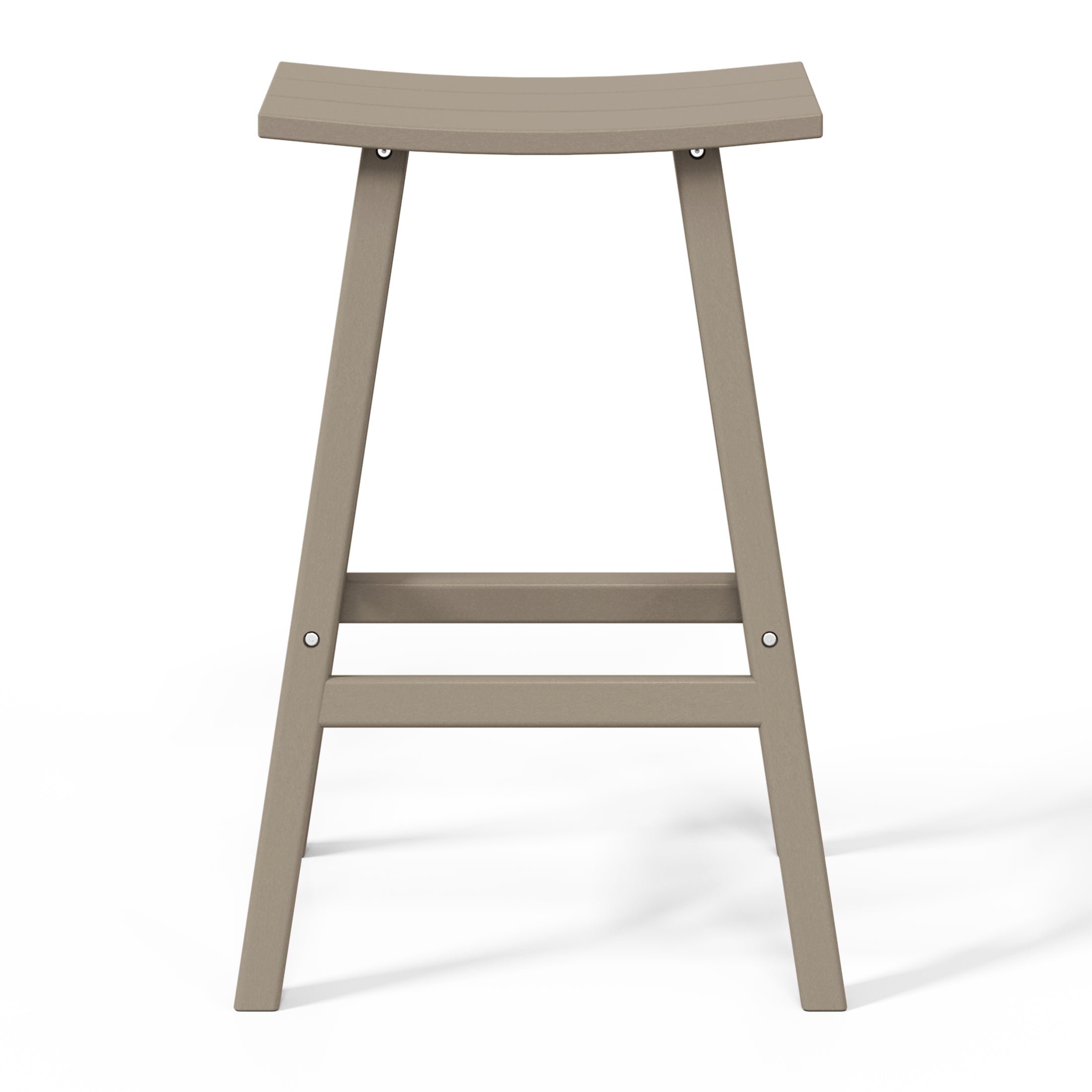 Stockholm All-Weather Outdoor Saddle Bar Stool (29" Height) Seahawk Designs Patio Bar & Counter Stools